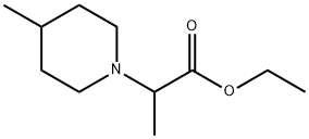 2-(4-甲基哌啶-1-基)丙酸乙酯, 928709-07-3, 结构式