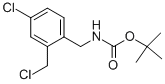 TERT-BUTYL 4-CHLORO-2-(CHLOROMETHYL)BENZYLCARBAMATE Structure