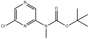 tert-butyl 6-chloropyrazin-2-yl(Methyl)carbaMate Structure