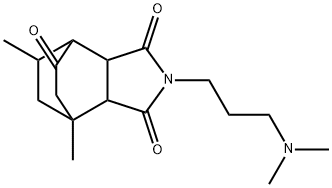 4,7-Ethano-1H-isoindole-1,3,5(2H,4H)-trione,  2-[3-(dimethylamino)propyl]tetrahydro-7,9-dimethyl- Structure