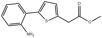 [5-(2-AMINO-PHENYL)-THIOPHEN-2-YL]-ACETIC ACID METHYL ESTER Structure