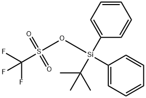 tert-Butyldiphenylsilyl Trifluoromethanesulfonate  Structure