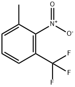 1-メチル-2-ニトロ-3-(トリフルオロメチル)ベンゼン 化学構造式