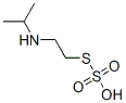 Thiosulfuric acid hydrogen S-[2-(isopropylamino)ethyl] ester Structure
