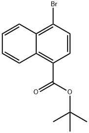 4-溴-1-萘甲酸叔丁酯,929000-22-6,结构式