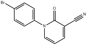 1-(4-Bromophenyl)-2-oxo-1,2-dihydropyridine-3-carbonitrile Structure