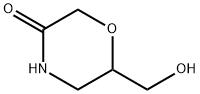 6-(HYDROXYMETHYL)MORPHOLIN-3-ONE Struktur