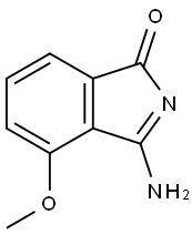 3-aMino-4-Methoxy-1H-Isoindol-1-one 结构式