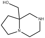 Pyrrolo[1,2-a]pyrazine-8a(6H)-methanol,  hexahydro- 化学構造式