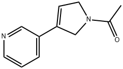 Ethanone,  1-[2,5-dihydro-3-(3-pyridinyl)-1H-pyrrol-1-yl]- 化学構造式