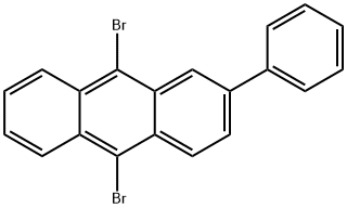 9,10-dibroMo-2-phenylanthracene Structure