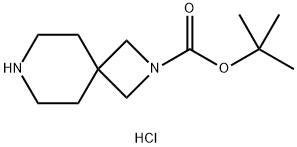 叔丁基 2,7-二氮杂螺[3.5]壬烷-2-甲酸酯 盐酸盐 结构式