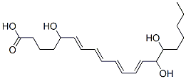 5,14,15-trihydroxy-6,8,10,12-eicosatetraenoic acid,92950-25-9,结构式