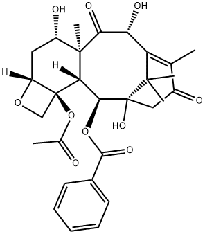 10-デアセチル-13-オキソバッカチンIII 化学構造式