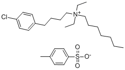 クロフィリウム·p-トルエンスルホン酸 化学構造式