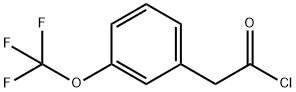 3-(Trifluoromethoxy)benzeneacetyl chloride Struktur