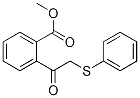 Methyl 2-(2-(phenylthio)acetyl)benzoate Structure