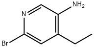 6-溴-4-乙基-3-氨基吡啶, 929617-29-8, 结构式