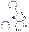 2-benzamido-3-hydroxy-3-phenyl-propanoic acid 结构式