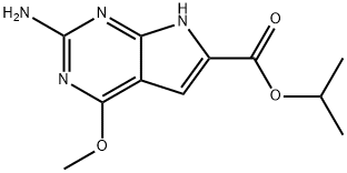 ISOPROPYL 2-AMINO-4-METHOXY-7H-PYRROLO[2,3-D]PYRIMIDINE-6-CARBOXYLATE|2-亚氨基-4-甲氧基-2,7-二氢-1H-吡咯并[2,3-D]嘧啶-6-羧酸异丙酯