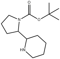 TERT-BUTYL 2-PIPERIDIN-2-YLPYRROLIDINE-1-CARBOXYLATE Structure
