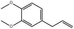 4-アリル-1,2-ジメトキシベンゼン 化学構造式
