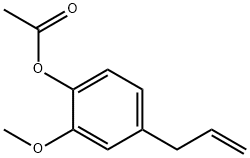 酢酸 オイゲノール 化学構造式