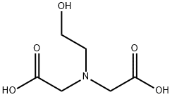 N-羟乙基亚胺二乙酸, 93-62-9, 结构式