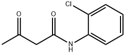 2'-氯-N-乙酰乙酰苯胺,93-70-9,结构式