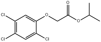 2,4,5-トリクロロフェノキシ酢酸イソプロピル 化学構造式
