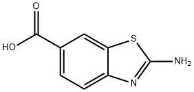 2-氨基苯并噻唑-6-甲酸, 93-85-6, 结构式