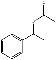 酢酸1-フェニルエチル 化学構造式