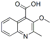 Cinchoninic acid, 3-methoxy-2-methyl- (7CI) 结构式
