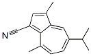 5-Isopropyl-3,8-dimethyl-1-azulenecarbonitrile,93007-54-6,结构式