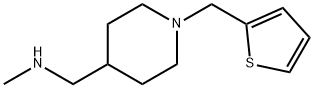 4-[(Methylamino)methyl]-1-(thien-2-ylmethyl)piperidine 97% Struktur