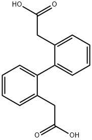 BIPHENYL-2,2'-DIACETONITRILE 结构式