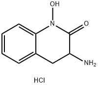 3-AMINO-3,4-DIHYDRO-1-HYDROXY-2(1H)-QUINOLINONE Struktur