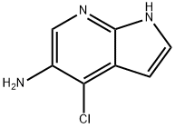 4-氯-1H-吡咯并[2,3-B]吡啶-5-胺,930293-37-1,结构式
