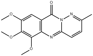 10H-Pyridazino[6,1-b]quinazolin-10-one,  6,7,8-trimethoxy-2-methyl- 化学構造式