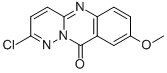 10H-PYRIDAZINO[6,1-B]QUINAZOLIN-10-ONE, 2-CHLORO-8-METHOXY- 结构式