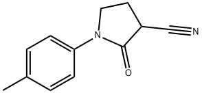 2-Oxo-1-(p-tolyl)pyrrolidine-3-carbonitrile Structure