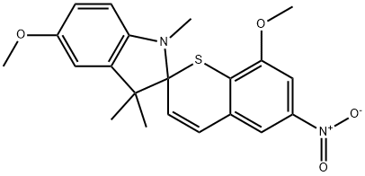 5,8'-DIMETHOXY-1,3,3-TRIMETHYL-6'-NITROSPIRO[INDOLINE-2,2'-THIOCHROMENE] Structure