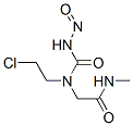 chloroethylnitrosocarbamoyl-glycinemethylamide 化学構造式