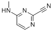 4-(METHYLAMINO)PYRIMIDINE-2-CARBONITRILE Struktur