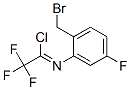N-[2-(BROMOMETHYL)-5-FLUOROPHENYL]-2,2,2-TRIFLUOROACETIMIDOYL CHLORIDE|