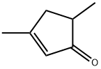 3,5-dimethylcyclopent-2-en-1-one Struktur