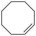 cis-Cyclooctene Struktur