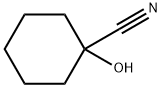 1-ヒドロキシシクロヘキサン-1-カルボニトリル 化学構造式