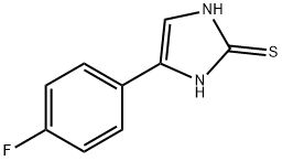 1,3-dihydro-4-(4-fluorophenyl)-2h-imidazole-2-thione Struktur