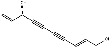 (S,E)-Deca-2,9-diene-4,6-diyne-1,8-diol Structure